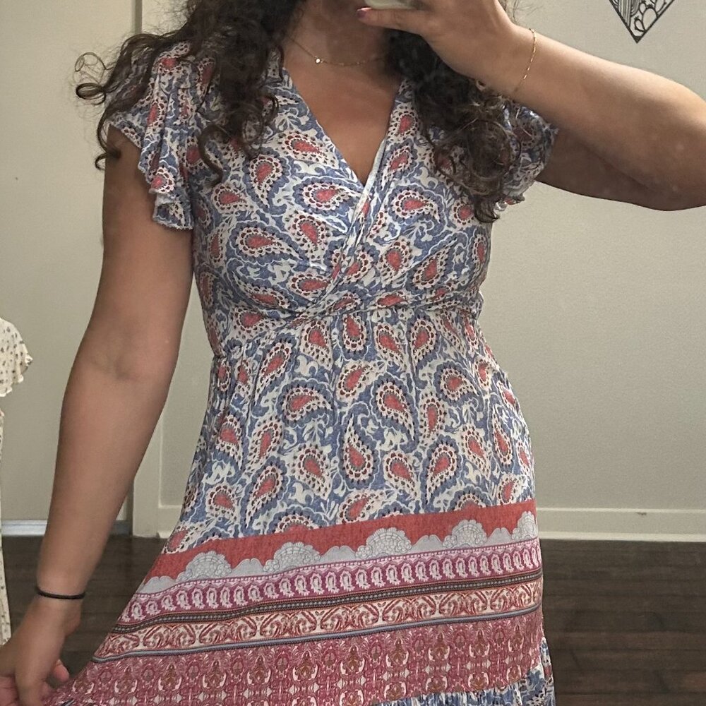 Floral Summer Sundress Dress